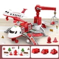 thumbnail image 3 of Avión de juguete de inercia para niños, pista de simulación de música de deformación, avión de pasajeros de gran tamaño, coche de juguete, regalo, nuevo, 2023, 3 of 3