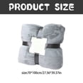thumbnail image 2 of 28x39 Inch Cooling Blanket Summer Blankets Baby Girl Flannel Fleece Thick Blanket Super Soft Throw Blankets for Women Soft Living Room Home Decor for Couch, Sofa, Chair, Bed, Camping, Picnic, Travel, 2 of 6