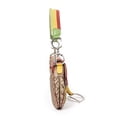 thumbnail image 4 of Pre-Owned Dior Brown/Red/Green/Yellow Rasta Saddle Bag Shoulder bag, 4 of 10