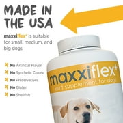 maxxiflex+ Hip & Joint Supplement for Dogs with Glucosamine, Chondroitin, MSM & Collagen | Mobility, Flexibility & Discomfort Support | Senior, Adult & All Breeds | 120 Tablets