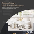 thumbnail image 5 of Nuie Kitchen Sink 33" Single Bowl Apron Front, Grid and Cutting Board, Fireclay 33x19x10", 5 of 7