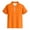 Orange, variant on Tiijoy Toddler Boys Casual Zipper Short Sleeve Polo Shirt Solid Color Versatile Shirt, Sizes 3-4