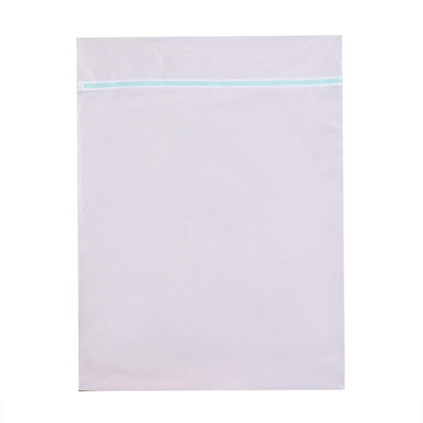 Bolsas de malla extragrandes para la colada Bolsa de malla fina para lavadora con cremallera inoxidable para ropa de cama delicada Manta 60 x 80 cm