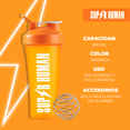 thumbnail image 2 of Vaso Mezclador Shaker Supr Human  Naranja 600 ml, 2 of 2