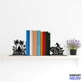 thumbnail image 3 of Handmadetneonsign Man Surfing Metal Bookends, Surfer Name Bookend Table Sign, Wave Surfing Bookshelf Home Decor 75939, 3 of 4