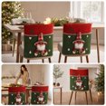 thumbnail image 4 of Christmas Stretch Polyester Chair Slipcover – Washable Holiday Seat Cover for Indoor Party, 4 of 7