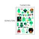 thumbnail image 2 of Pegatinas luminosas temporales para niños 20 hojas pegatinas luminosas para Halloween que brillan en la oscuridad pegatinas temporales de dibujos animados regalo de fiesta Anggrek Otros, 2 of 8