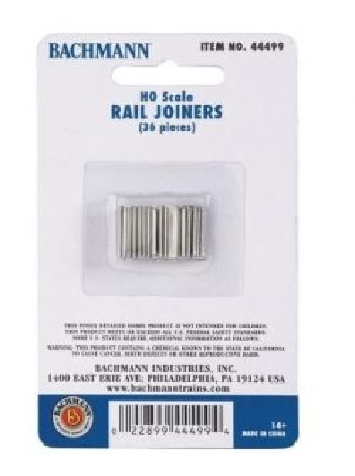 Ho Scale for sale online 36/Card Bachmann Trains Rail Joiners