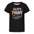 thumbnail image 3 of First Day of School Shirts for Girls Back to School Tee Cute Learning Graphic Tops (Black 6-7 Years), 3 of 3