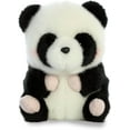 thumbnail image 2 of Peluche Ronde Rolly PetTM Precious PandaTM - Compagnons Adorables - Amusement en Déplacement - Blanc 5 Pouces, 2 of 3