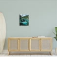 thumbnail image 2 of Stupell Industries Tropical Ocean Inlet Lush Palm Tree Hills Graphic Art Gallery Wrapped Canvas Print Wall Art, Design by Amelia Noyes, 2 of 7