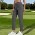 thumbnail image 2 of FRSASU Pantalon de Golf Extensible pour Femmes, Pantalon Court de Randonnée, Bas Décontractés de Voyage avec Poches, Gris Foncé, S(S), 2 of 9