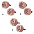 thumbnail image 3 of 2 Pieces Wood Auto Vent Essential Oil Diffuser Stylish Accessories Diffusers Automobile Replacement Water Absorbent Living Room Air Freshener Odor Remover Type 2, 3 of 7