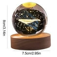 thumbnail image 5 of PEACNNG 3D Whale Crystal Ball Night Light Ball Projection Lamp Planet Model Birthday Christmas Gifts for Boyfriends Husband ,Night Light Indoor Figurine Lamps for Kids Friends Lover, 5 of 5