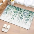 thumbnail image 2 of 2x3 Washable Area Rugs,Green Eucalyptus Leaves Watercolor Non-Slip Soft Rug Indoor Carpet,Floor Rugs for Living Room Bedroom, 2 of 9
