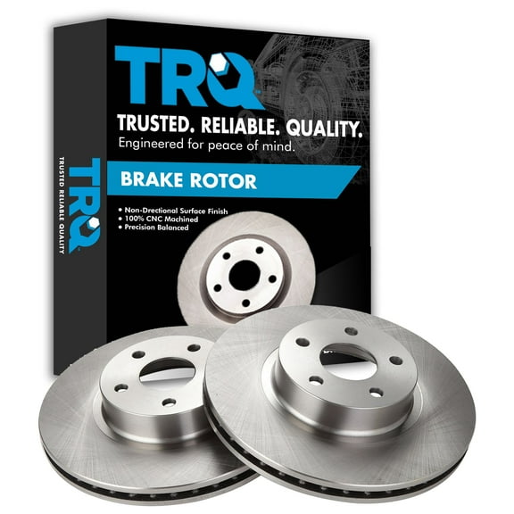 TRQ Front Brake Rotors Set Vented Fits Select 2005-2006 Saab 9-2X 2013-2016 Scion FR-S Subaru BRZ 1998-2002 Forester 1997-2016 Impreza 1997-2005 Legacy 2000 Outback