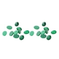thumbnail image 3 of 10pcs 10x14MM DIY Stone Time Sticker Oval Glass Patch Supplies for Jewelry Craft Making (Green), 3 of 7