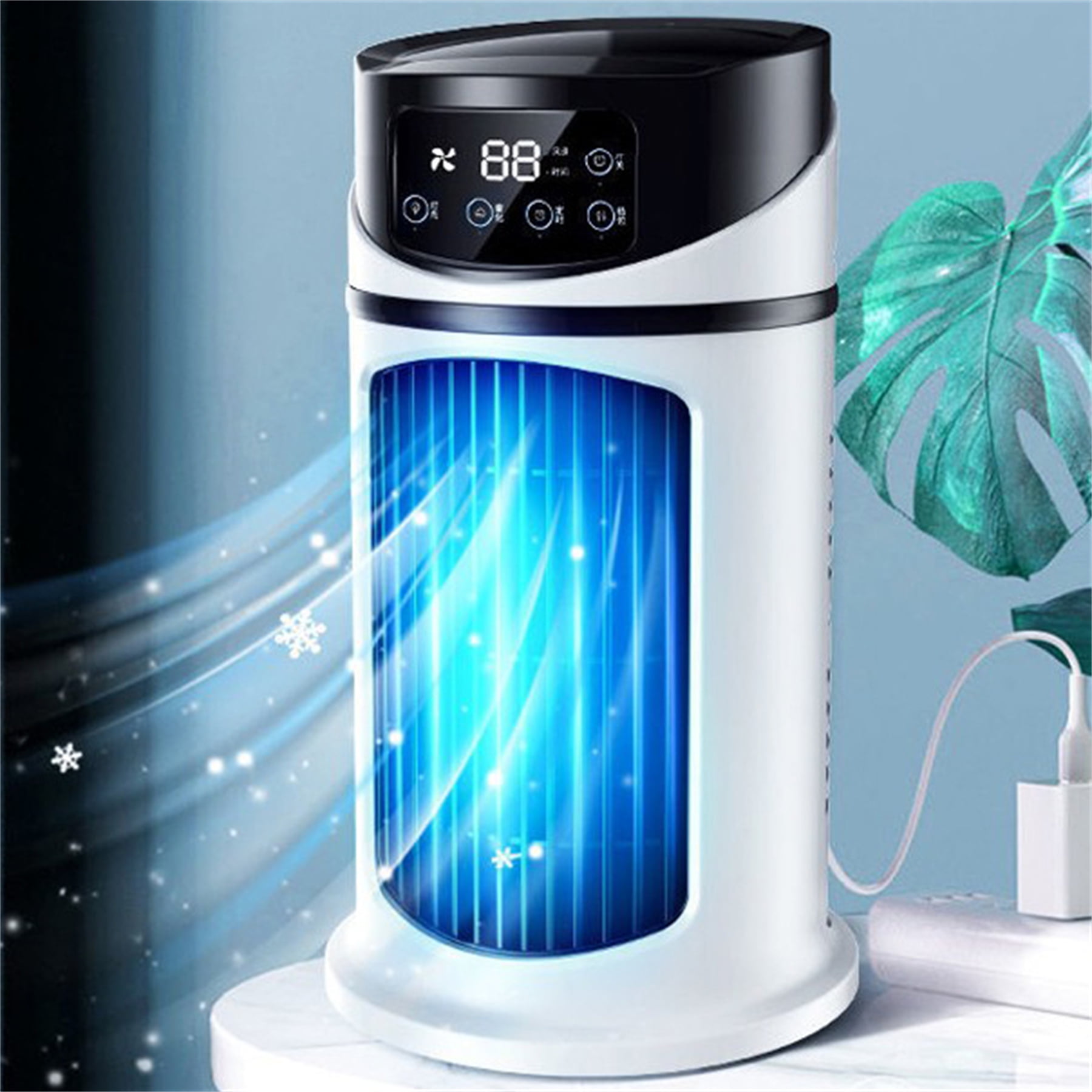 Portable Air Conditioner Air Cooler Fan Mini Water Cooling Fan Quiet