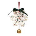 thumbnail image 3 of Copo de nieve de hilo navideño con campana de metal Decoración para árbol de Navidad Regalo de Navidad para Estilo A, 3 of 9
