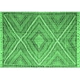 thumbnail image 1 of Ahgly Company Indoor Rectangle Southwestern Emerald Green Country Area Rugs, 5' x 7', 1 of 4