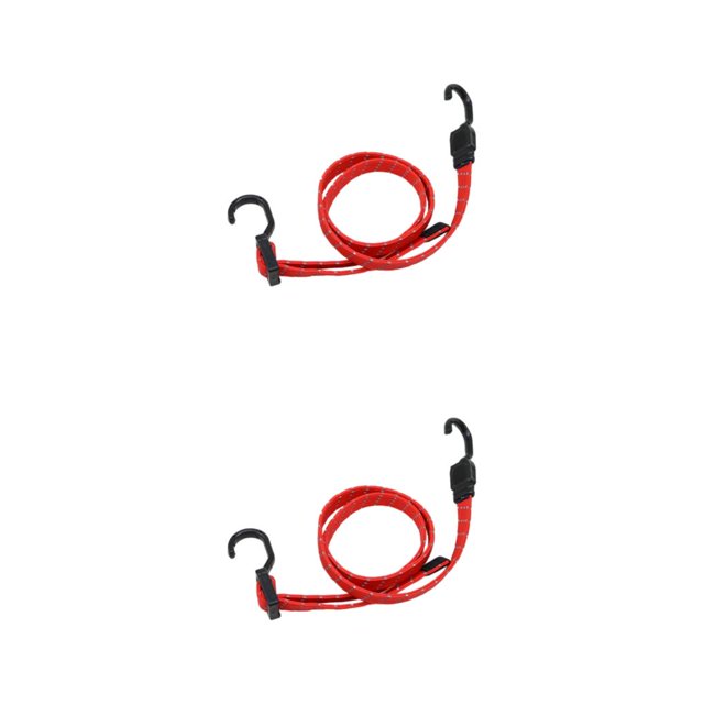 Baohd 1/2/3/5 Sangle de Chargement à Haute Résistance - Fiable et Résistant à l'Abrasion pour Sécuriser les Objets de Valeur Bagages Durables Réfléchissant Rouge 120cm 2PCS