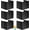 6 Pack, variant on Waterproof Durable Plastic Study Carrel Dividers, Black 24-Pack Desk Dividers for Students, Easy to Clean, Privacy Classroom Shield Folder Boards for Student Desk