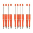 thumbnail image 4 of 10 piezas de bolígrafos creativos para manualidades, bolígrafos de cuentas, bolígrafos de escritura novedosos naranja, 4 of 9