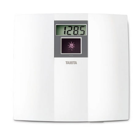 Tanita 1" LCD Display Scale, White