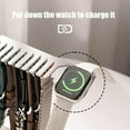 thumbnail image 4 of Apple Watch Charging Stand - Starlight Color, Metal Storage for iWatch Straps, 4 of 8