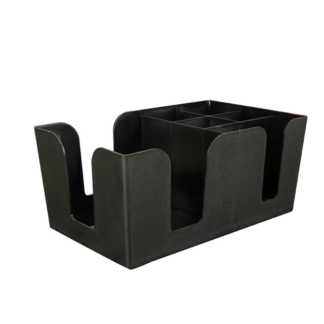 Arcones y cajas,Dispensador de servilletas Caspian Black Plastic Bar Caddy, accesorios para bar, sujeta servilletas, palillos de dientes, popotes Vhermosa CPB-DE-LYY1634
