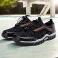 thumbnail image 4 of Zapatos Senderismo Ligeros Deportivas Entrenamiento para Hombres Calzado Transpirable Secado Rápido Natación en La Playa, 4 of 9
