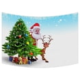 thumbnail image 1 of ABPHQTO Tapiz de reno de árbol de Navidad para colgar en la pared, arte de pared, decoración de dormitorio, tapices de pared tamaño 150x228 cm ABPHQTO QB-QQQ-08-90x60, 1 of 1