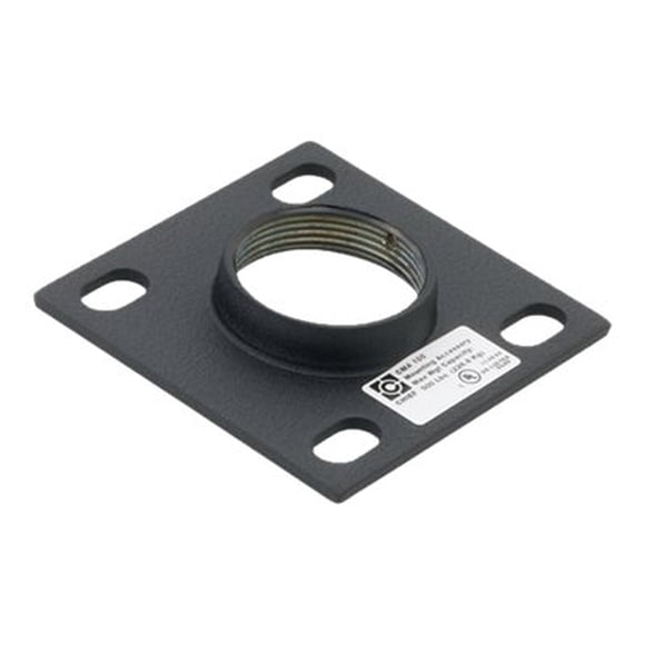 Chief Plafonnier 4" - Noir - Composant de Montage (Plaque) - Noir