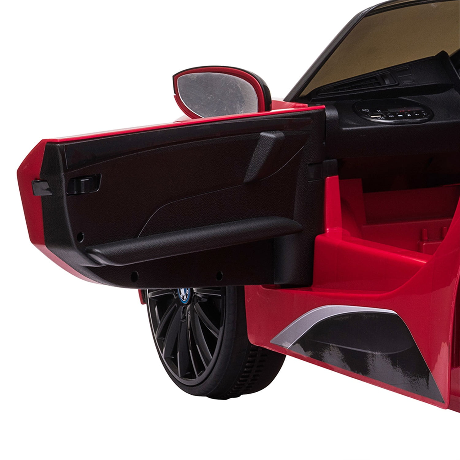 CIPACHO Officially Licensed 12V Electric Kids Ride-On Car Toy with Remote Control Music Horn Lights Suspension Wheels, Red CIPACHO Officially Licensed 12V Electric Kids Ride-On Car Toy with Remote Control Music Horn Lights Suspension Wheels, Red