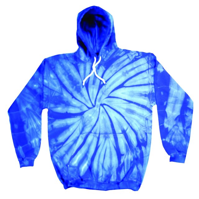 Colortone - Sudadera con capucha teñida Modelo Spider Tonal Unisex (Azul royal spider) Colortone UTRW4120_spiderroyal