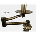 thumbnail image 4 of Mestar Decor 61 inch Rustic Brass Swing Arm Floor Lamp, 4 of 5