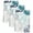 Teal green, gray, navy blue, variant on Lack Blue Coastal Kitchen Towels Set of 2, Grey Blue Sea Coral Starfish Nautical Absorbent Dish Towels for Kitchen, Microfiber Hand Towel, Quick Drying Tea Towel for Cleaning Decorative Dishcloths