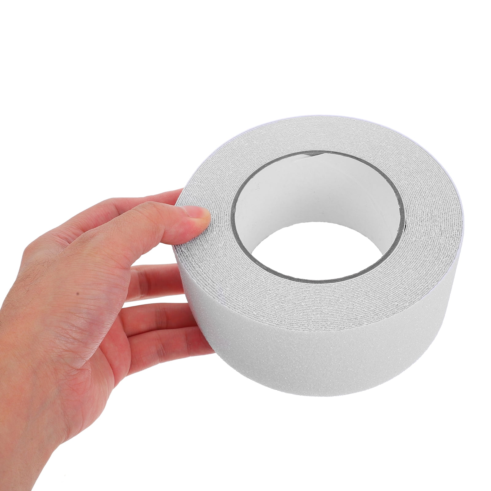 Masteelf Clear Non- Roll for Indoor Stairs, Transparent Traction Tape Safety Stickers for Bathroom, Shower, and Steps