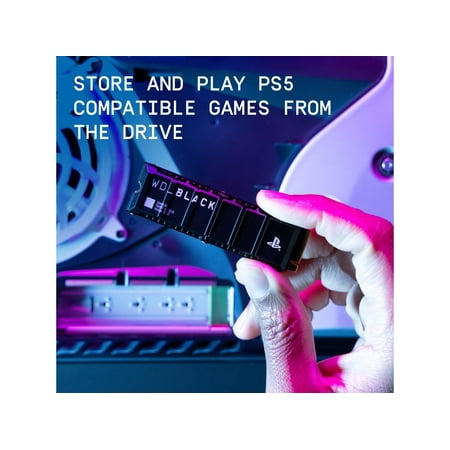 WD - BLACK SN850P 2TB Internal SSD PCIe Gen 4 x4 with Heatsink for PS5