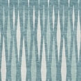 thumbnail image 3 of HomeRoots 670085 8 x 10 ft. Teal & Ivory Geometric Transitional Washable Machine Made Rectangle Area Rug with UV Protection, 3 of 9