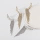 thumbnail image 5 of Pendientes de moda exagerados europeos y americanos con borlas de diamantes de imitación y cadena de garra geométrica, pendientes de clip de oreja de nicho de lujo ligero, 5 of 5