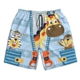 thumbnail image 3 of Uemuo Giraffe Come Out From Zipper Pattern Men's Swim Trunks Hawaiian Beach Bathing Suit Swimsuits Beach Quick-Dry Shorts with Pockets-Medium, 3 of 9