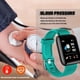 thumbnail image 3 of Injueey inteligente Medición de la presión arterial Reloj rastreador de ejercicios a prueba de agua de cardíaco Podómetro Banda Relojes inteligentes verde 1.3 pulgadas (pantalla), 3 of 6