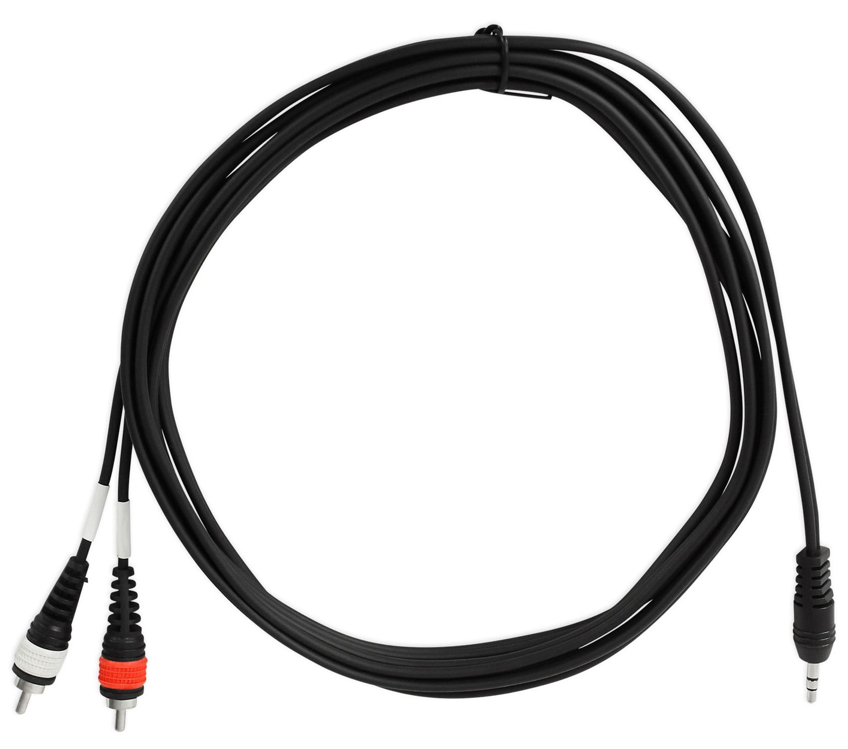 Rockville 10ft Dual Audio Cable With 3.5mm And 1/4 Italia - Foto 2