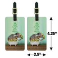 thumbnail image 6 of Elephant Keep Calm and Stay Fresh Bathtub Luggage ID Tags Suitcase Carry-On Cards - Set of 2, 6 of 6