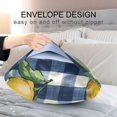 thumbnail image 4 of Yayeee Pillowcase Standard Size Set of 2 Satin Wrinkle Resistant Pillow Case, Cartoon Beige Lemon, 4 of 7
