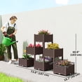 thumbnail image 3 of Outsunny Raised Garden Bed with Legs, Self Watering Elevated Planter Boxes, 3 of 10