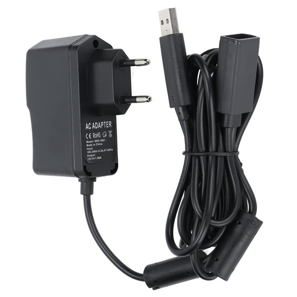 Fuente De Alimentación USB A CA, Enchufe Europeo 100-240V, Adaptador De CA Compacto Y Portátil De Alta Sensibilidad Para Sensor Kinect 360
