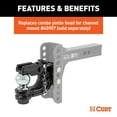 thumbnail image 3 of CURT 45920 Channel Mount Pintle Attachment with 2-5/16-Inch Ball, 13,000 lbs, Shank Required, 3 of 4