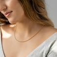 thumbnail image 3 of Gold Chain Necklace for Women, 14k Gold Plated Thin Beaded Wave Box Chain Necklace Dainty Gold Necklace Simple Layered Gold Choker Necklaces Minimalist Gold Link Chain Trendy Jewelry for Women, 3 of 15